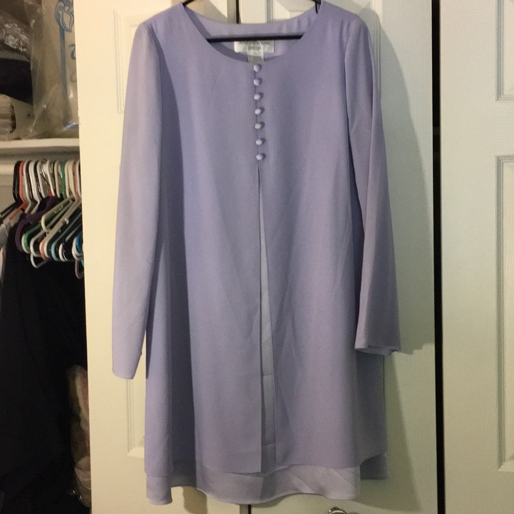 Lilac silky dress